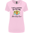A Caravan for My Wife Caravanning Funny Womens Wider Cut T-Shirt Light Pink