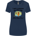 A Caravan for My Wife Caravanning Funny Womens Wider Cut T-Shirt Navy Blue
