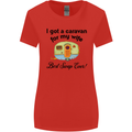 A Caravan for My Wife Caravanning Funny Womens Wider Cut T-Shirt Red