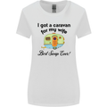 A Caravan for My Wife Caravanning Funny Womens Wider Cut T-Shirt White