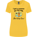 A Caravan for My Wife Caravanning Funny Womens Wider Cut T-Shirt Yellow