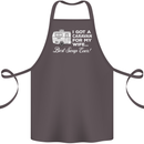 A Caravan for My Wife Funny Caravanning Cotton Apron 100% Organic Dark Grey