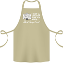 A Caravan for My Wife Funny Caravanning Cotton Apron 100% Organic Khaki