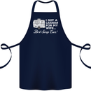 A Caravan for My Wife Funny Caravanning Cotton Apron 100% Organic Navy Blue