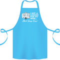 A Caravan for My Wife Funny Caravanning Cotton Apron 100% Organic Turquoise