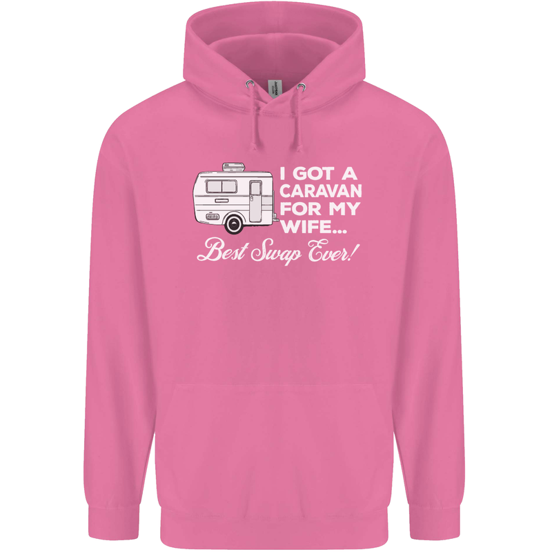A Caravan for My Wife Funny Caravanning Mens 80% Cotton Hoodie Azelea