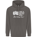 A Caravan for My Wife Funny Caravanning Mens 80% Cotton Hoodie Charcoal