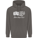 A Caravan for My Wife Funny Caravanning Mens 80% Cotton Hoodie Charcoal