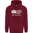 A Caravan for My Wife Funny Caravanning Mens 80% Cotton Hoodie Maroon