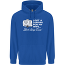 A Caravan for My Wife Funny Caravanning Mens 80% Cotton Hoodie Royal Blue