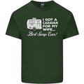 A Caravan for My Wife Funny Caravanning Mens Cotton T-Shirt Tee Top Forest Green