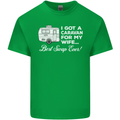A Caravan for My Wife Funny Caravanning Mens Cotton T-Shirt Tee Top Irish Green