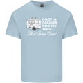A Caravan for My Wife Funny Caravanning Mens Cotton T-Shirt Tee Top Light Blue