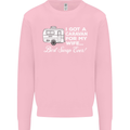 A Caravan for My Wife Funny Caravanning Mens Sweatshirt Jumper Light Pink