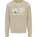 A Caravan for My Wife Funny Caravanning Mens Sweatshirt Jumper Sand