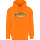 A Carp Fish Fishing Fisherman Childrens Kids Hoodie Orange