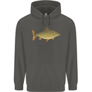 A Carp Fish Fishing Fisherman Childrens Kids Hoodie Storm Grey