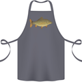 A Carp Fish Fishing Fisherman Cotton Apron 100% Organic Steel