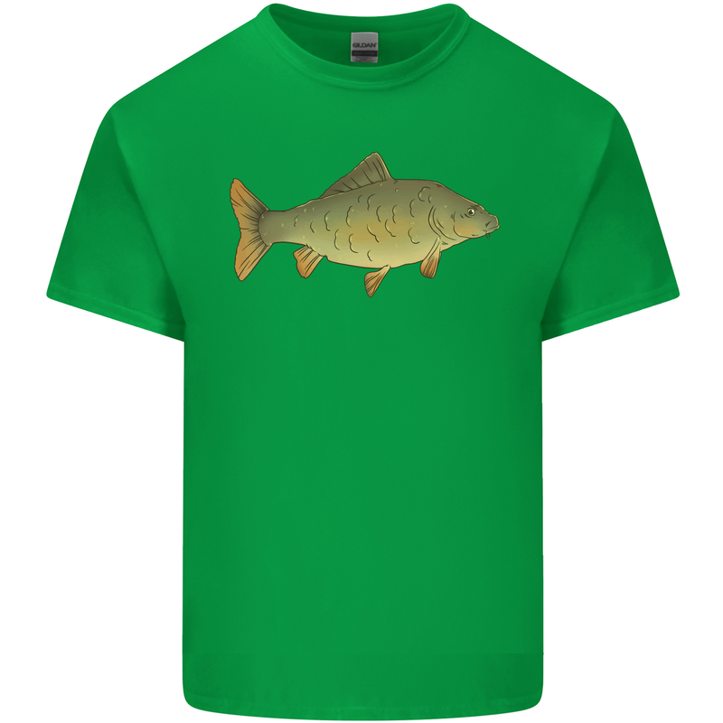 A Carp Fish Fishing Fisherman Kids T-Shirt Childrens Irish Green