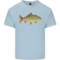 A Carp Fish Fishing Fisherman Kids T-Shirt Childrens Light Blue