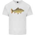 A Carp Fish Fishing Fisherman Kids T-Shirt Childrens White