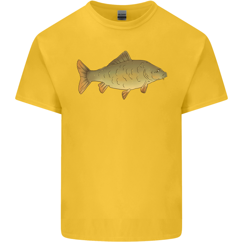 A Carp Fish Fishing Fisherman Kids T-Shirt Childrens Yellow