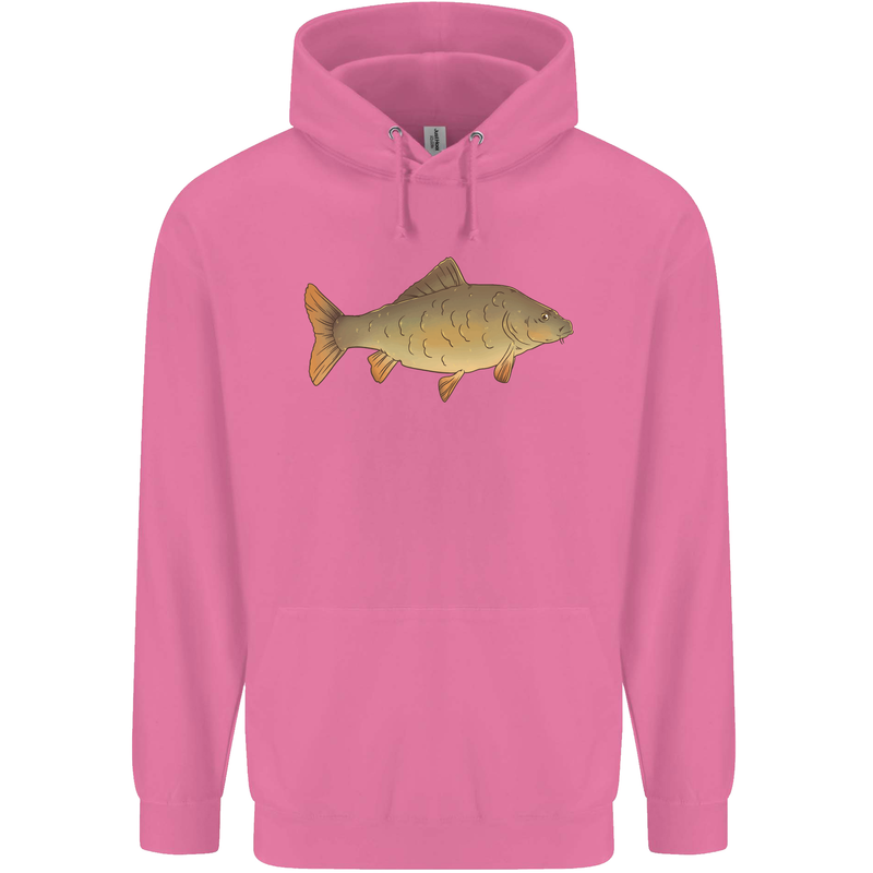 A Carp Fish Fishing Fisherman Mens 80% Cotton Hoodie Azelea