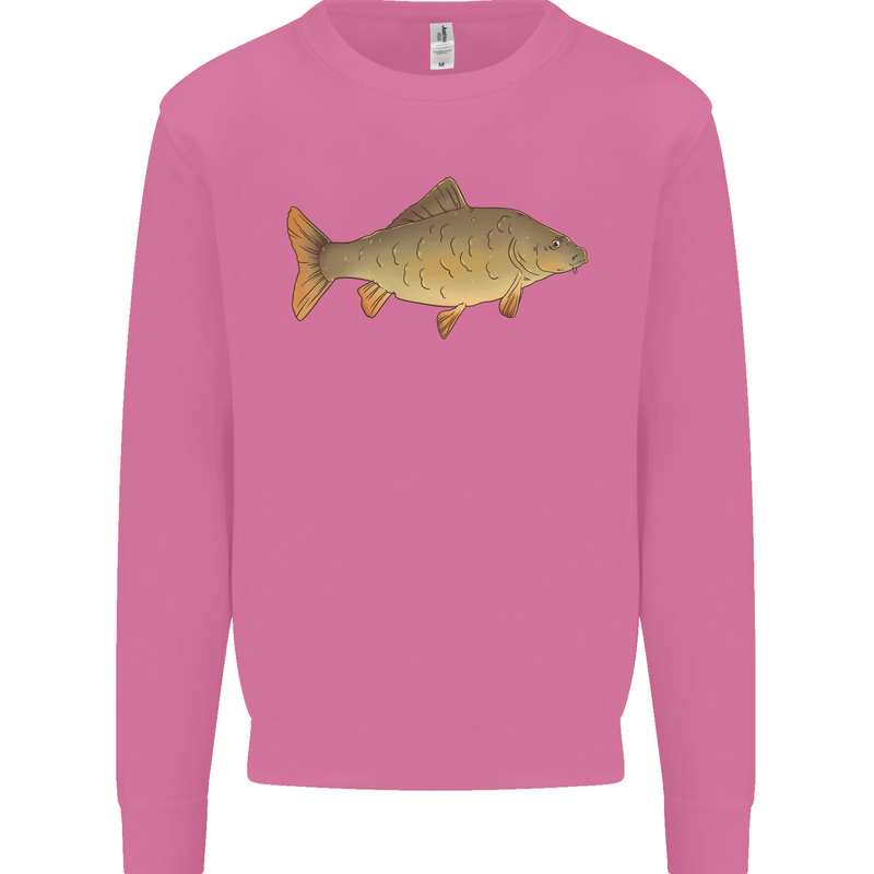 A Carp Fish Fishing Fisherman Mens Sweatshirt Jumper Azalea