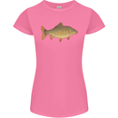 A Carp Fish Fishing Fisherman Womens Petite Cut T-Shirt Azalea