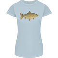 A Carp Fish Fishing Fisherman Womens Petite Cut T-Shirt Light Blue