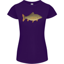 A Carp Fish Fishing Fisherman Womens Petite Cut T-Shirt Purple
