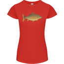 A Carp Fish Fishing Fisherman Womens Petite Cut T-Shirt Red