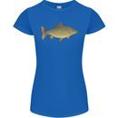 A Carp Fish Fishing Fisherman Womens Petite Cut T-Shirt Royal Blue