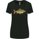A Carp Fish Fishing Fisherman Womens Wider Cut T-Shirt Black