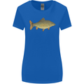 A Carp Fish Fishing Fisherman Womens Wider Cut T-Shirt Royal Blue