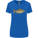 A Carp Fish Fishing Fisherman Womens Wider Cut T-Shirt Royal Blue