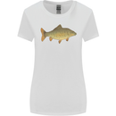 A Carp Fish Fishing Fisherman Womens Wider Cut T-Shirt White
