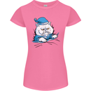 A Cat In Bed Under the Duvet Womens Petite Cut T-Shirt Azalea