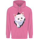 A Cat Rip Childrens Kids Hoodie Azalea