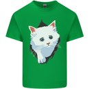 A Cat Rip Kids T-Shirt Childrens Irish Green