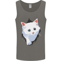 A Cat Rip Mens Vest Tank Top Charcoal