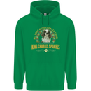 A Cavalier King Charles Spaniel Dog Childrens Kids Hoodie Irish Green