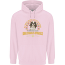 A Cavalier King Charles Spaniel Dog Childrens Kids Hoodie Light Pink