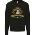 A Cavalier King Charles Spaniel Dog Kids Sweatshirt Jumper Black