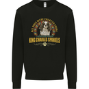 A Cavalier King Charles Spaniel Dog Kids Sweatshirt Jumper Black