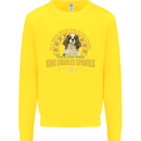 A Cavalier King Charles Spaniel Dog Kids Sweatshirt Jumper Yellow