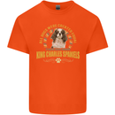 A Cavalier King Charles Spaniel Dog Kids T-Shirt Childrens Orange