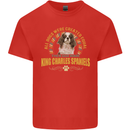 A Cavalier King Charles Spaniel Dog Kids T-Shirt Childrens Red