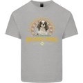 A Cavalier King Charles Spaniel Dog Kids T-Shirt Childrens Sports Grey
