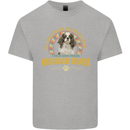 A Cavalier King Charles Spaniel Dog Kids T-Shirt Childrens Sports Grey